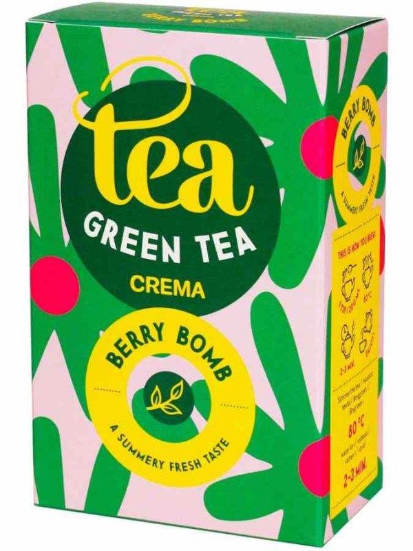 Indulge in Bomba Green Berry Chá Cream 85 g - a delightful fusion of flavors, perfect for your tea time cravings. Buy online now!