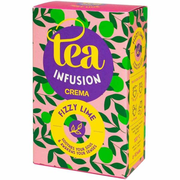Delightful Crema Infusion Fizzy Lemon 100 g - Refreshing citrusy goodness in a jar, perfect for a zesty treat at home or on the go!