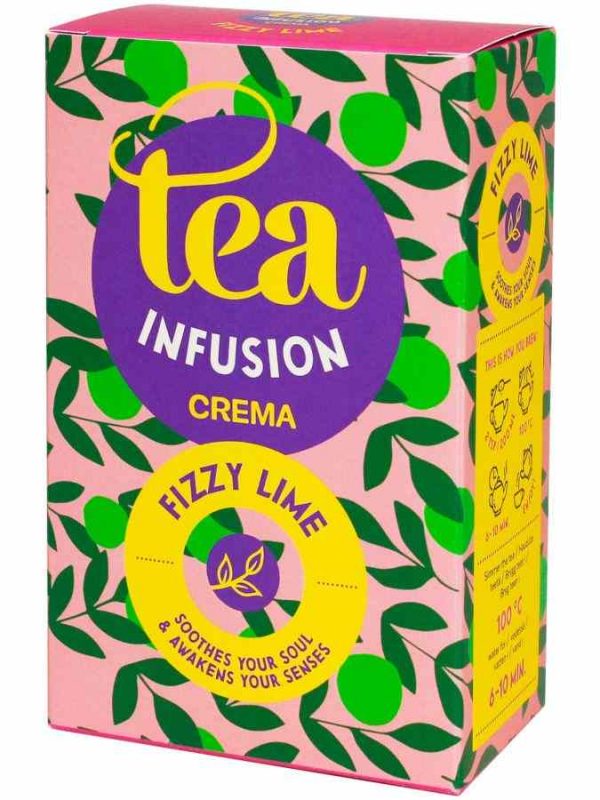 Delightful Crema Infusion Fizzy Lemon 100 g - Refreshing citrusy goodness in a jar, perfect for a zesty treat at home or on the go!