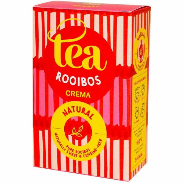 Delicious and aromatic 100g Creme Rooibos Natural blend, perfect for tea lovers seeking pure indulgence.