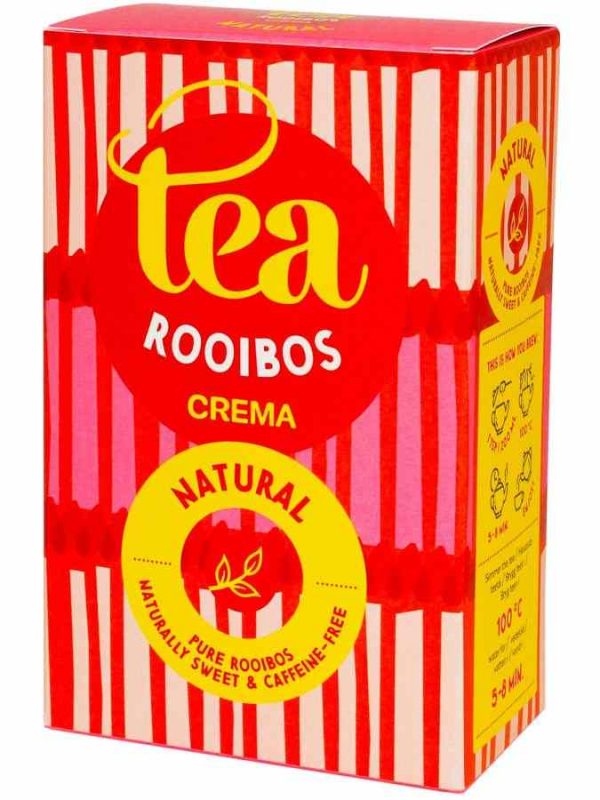 Delicious and aromatic 100g Creme Rooibos Natural blend, perfect for tea lovers seeking pure indulgence.
