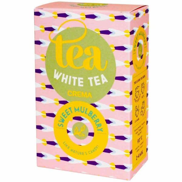 Indulge in Sweet Mulberry White Tea Crema 50g - a luxurious treat filled with exquisite flavors. Perfect for a delightful tea experience!