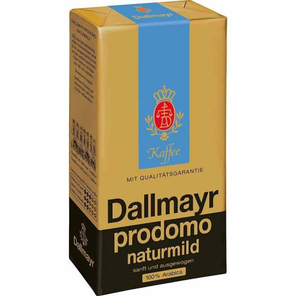 Indulge in Dallmayr Prodomo Naturmild Ground Coffee - 500g of Pure Delight. Elevate your coffee experience with this premium blend.