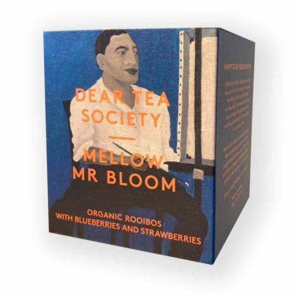 Organic Dear Tea Society Mellow Mr Bloom Rooibos 80 g blend, a premium choice for a soothing cup of tea experience