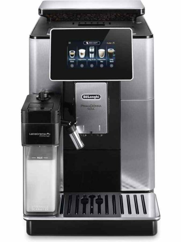 Experience coffee perfection with DeLonghi ECAM610.75.MB PrimaDonna Soul Automatic Coffee Machine - the ultimate brewing companion for coffee lovers!