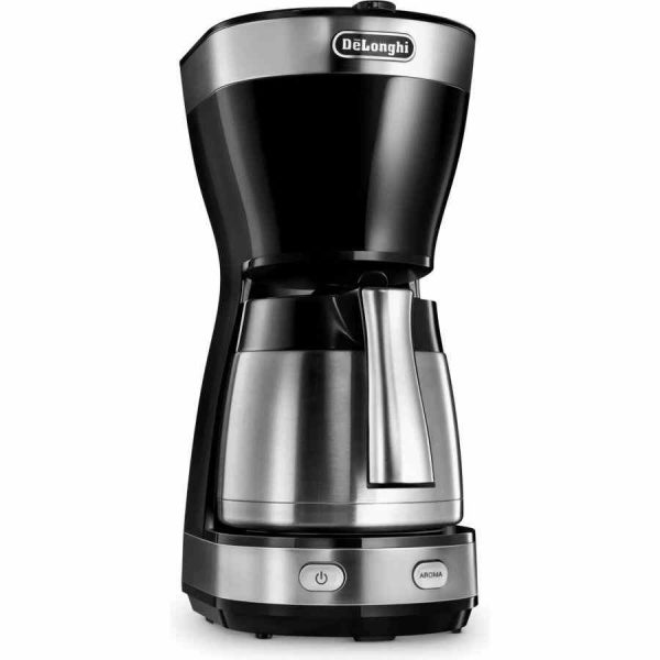 Delonghi ICM16710 10-Cup Coffee Maker with Thermal Carafe - Enjoy freshly brewed coffee with this premium kitchen appliance for home or office use.
