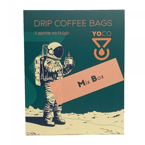 Premium Discovery Mix Box with 5 Mono Sort Drips for Coffee Lovers | Artisanal Selection for a Unique Brewing Experience