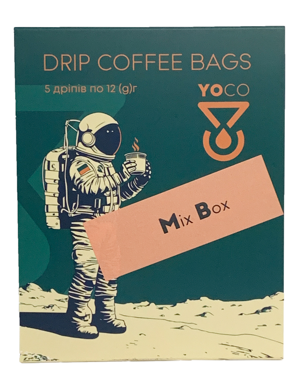 Premium Discovery Mix Box with 5 Mono Sort Drips for Coffee Lovers | Artisanal Selection for a Unique Brewing Experience