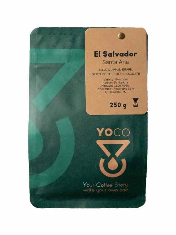 Premium 250g Filter Coffee Beans from El Salvador Santa Ana - Rich flavors, responsibly sourced, perfect for your morning brew