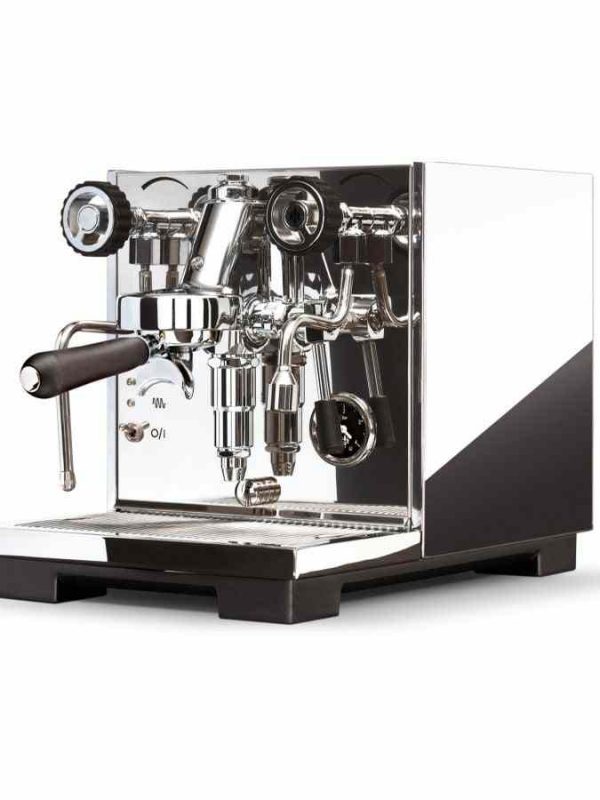 Experience perfection with the Eureka Pura espresso machine in polished stainless steel - the ultimate coffee lover's dream!