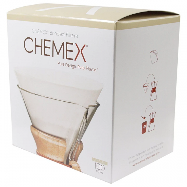 Round Chemex Filter for Smooth Coffee Brewing - Premium Quality