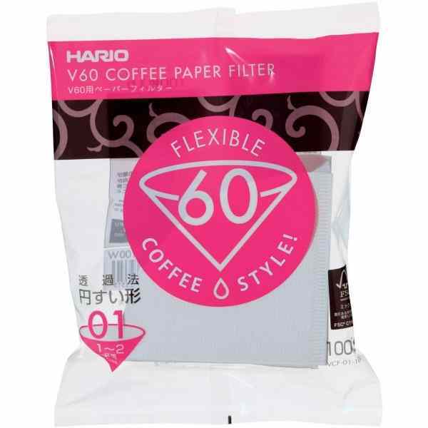 Premium V60 Filter 01 White Bag with 100 Units - Perfect for Brewing Delicious Coffee at Home - Buy Now for a Superior Brewing Experience!