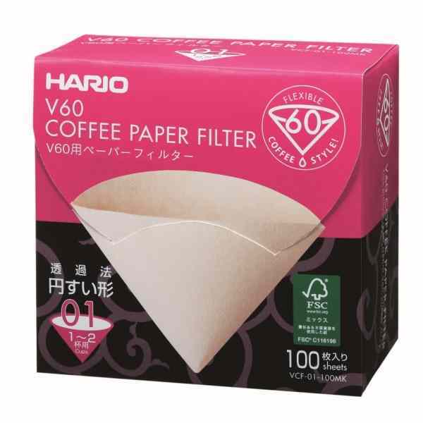 V60 Filter 01 Unbleached Box 100 Units - Premium quality coffee filters for rich and flavorful brews. Ideal for coffee lovers.