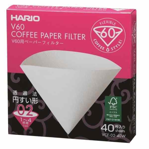 Shop our premium FILTER V60 02 White Box containing 40 units for a perfect brew every time. Enjoy quality coffee at home!