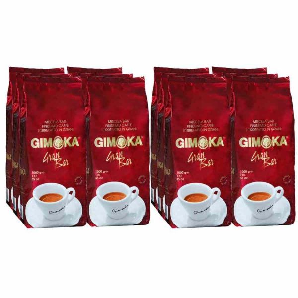 Indulge in the rich flavor of Gimoka Gran Bar Coffee Beans - 12 x 1 kg, the perfect choice for coffee aficionados. Shop now!