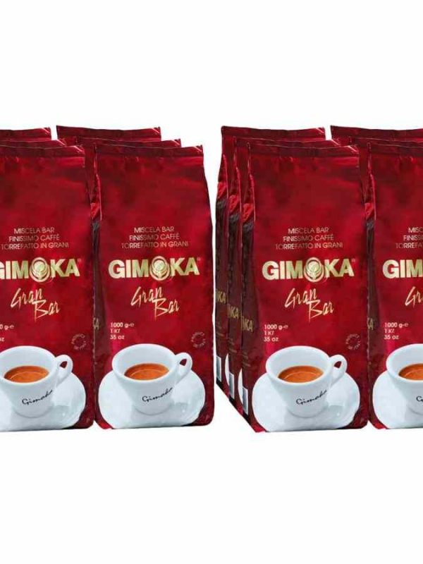 Indulge in the rich flavor of Gimoka Gran Bar Coffee Beans - 12 x 1 kg, the perfect choice for coffee aficionados. Shop now!