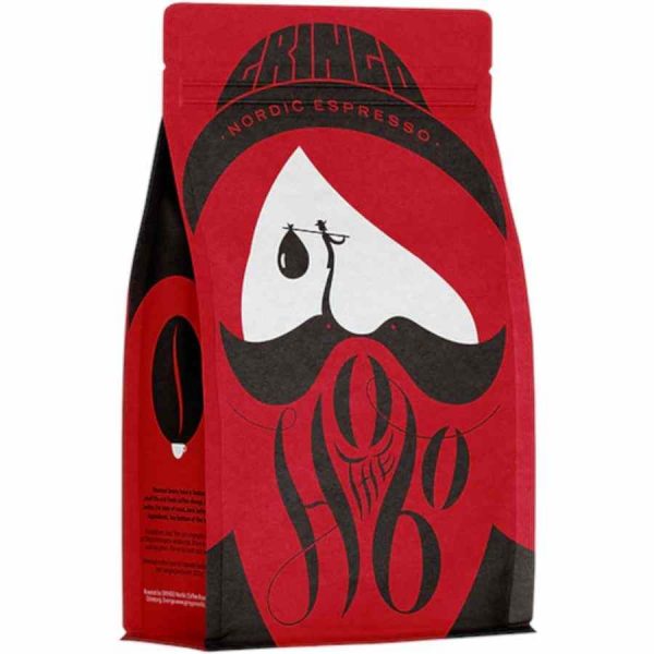 Indulge in the rich aroma of Gringo Nordic The Hobo Espresso 500g coffee beans, perfect for your daily dose of high-quality caffeine.