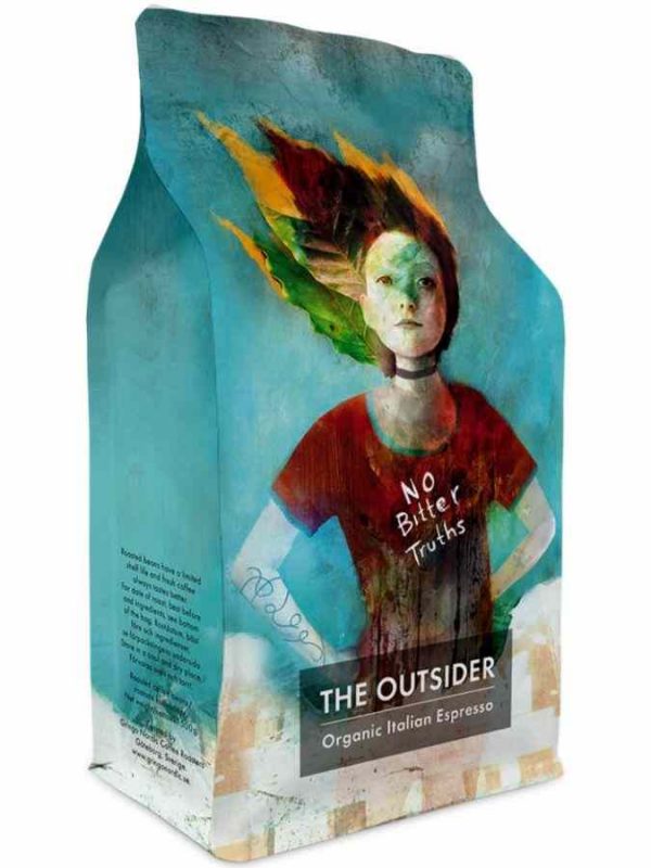 Premium 500g Gringo Nordic The Outsider Organic Italian Espresso Coffee Beans for a rich and aromatic coffee experience