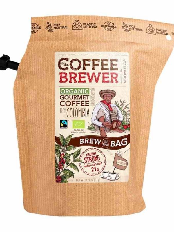 Premium Grower's Cup Colômbia FTO Coffeebrewer - Enjoy rich flavors with this convenient and eco-friendly coffee maker. Perfect for coffee enthusiasts!