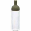 Premium Hario Cold Tea Filter Bottle 750ml in Green - Enjoy refreshing tea on-the-go in style with this sleek and durable bottle.