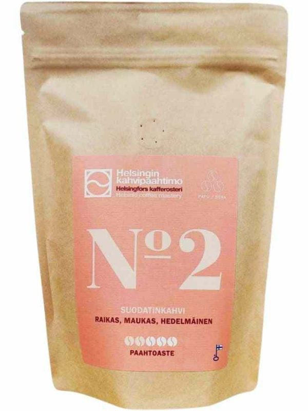 Premium Helsinki No 2 Coffee Roaster Mix 250 g - Rich blend of expertly roasted coffee beans for a perfect brew experience
