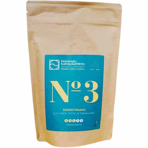 Enjoy the rich flavors of Helsinki Coffee Roasting Blend #3, expertly crafted for the perfect morning pick-me-up. Buy now for a premium coffee experience!