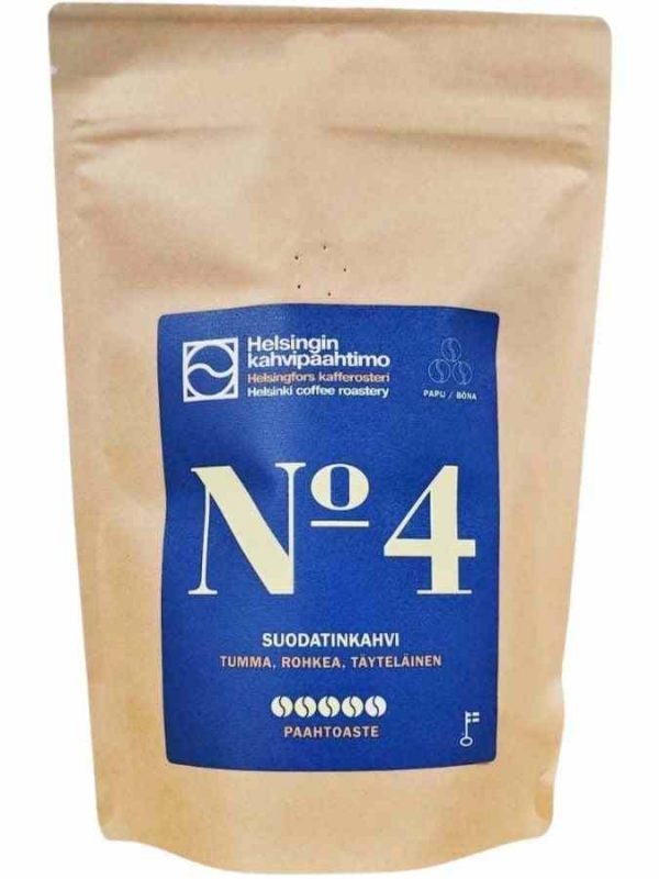 Discover the rich flavors of Helsinki Coffee Roasting Blend #4 - a premium selection of expertly roasted coffee beans for coffee connoisseurs.