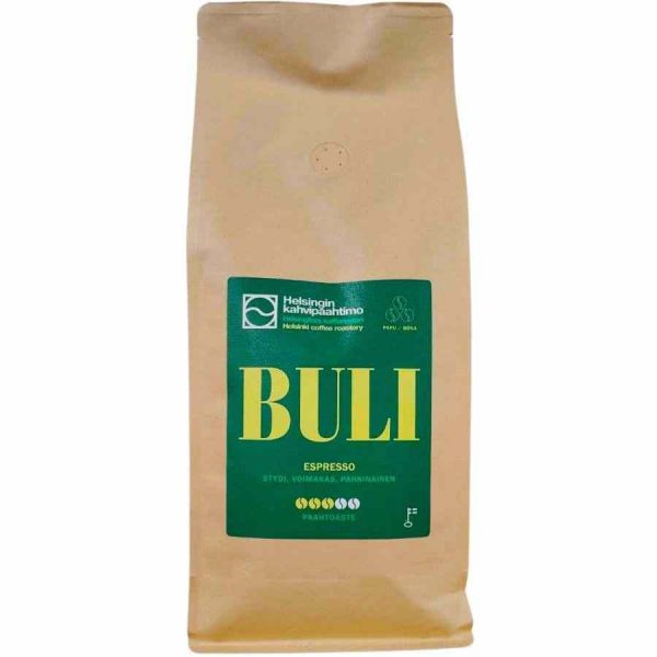 Indulge in Helsinki Coffee Roastery Espresso Buli - the perfect blend for your morning pick-me-up. Buy now for a premium coffee experience!