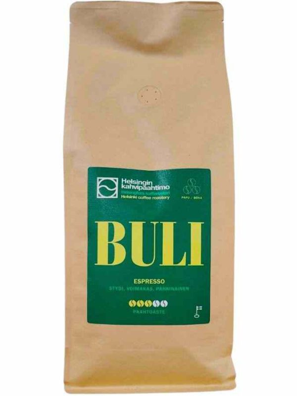 Indulge in Helsinki Coffee Roastery Espresso Buli - the perfect blend for your morning pick-me-up. Buy now for a premium coffee experience!