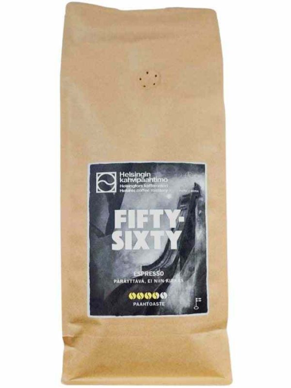 Helsinque Coffee Roastery Espresso Fifty Sixty - Premium blend of Arabica and Robusta beans for a rich and flavorful espresso experience