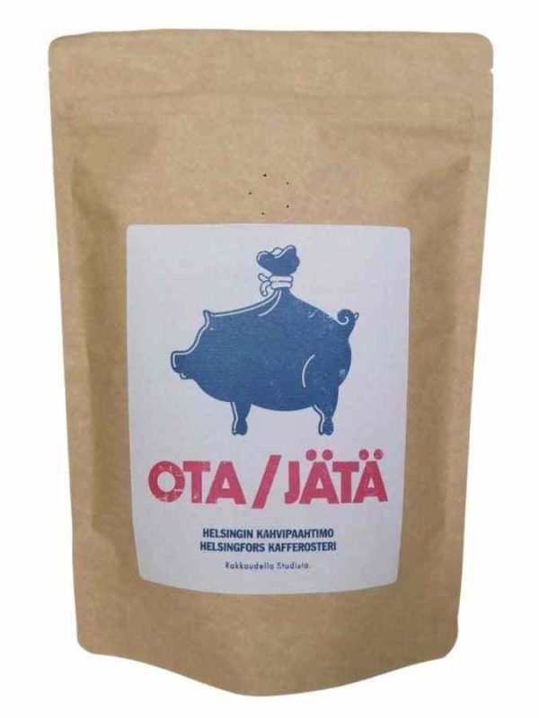 Premium Helsinki Coffee Roastery Take/Leave 250 g coffee beans - Enjoy rich flavors from this exquisite blend, perfect for coffee lovers.