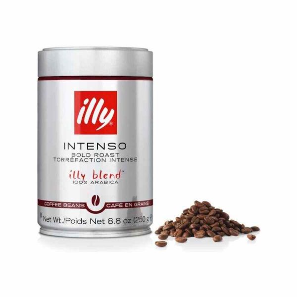 Indulge in the rich and bold flavors of illy Intense Espresso 250g, a premium coffee blend for a truly satisfying coffee experience.