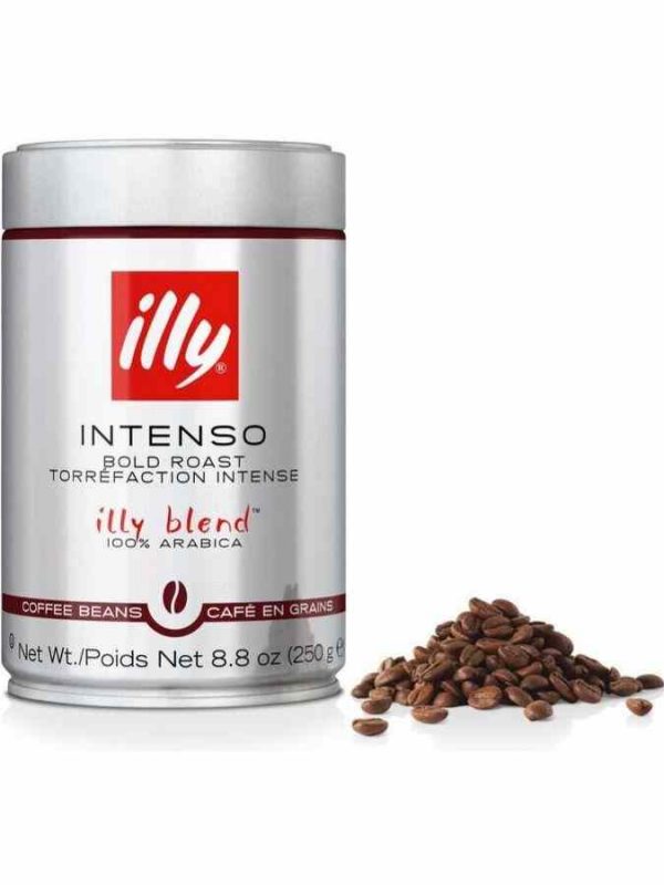 Indulge in the rich and bold flavors of illy Intense Espresso 250g, a premium coffee blend for a truly satisfying coffee experience.