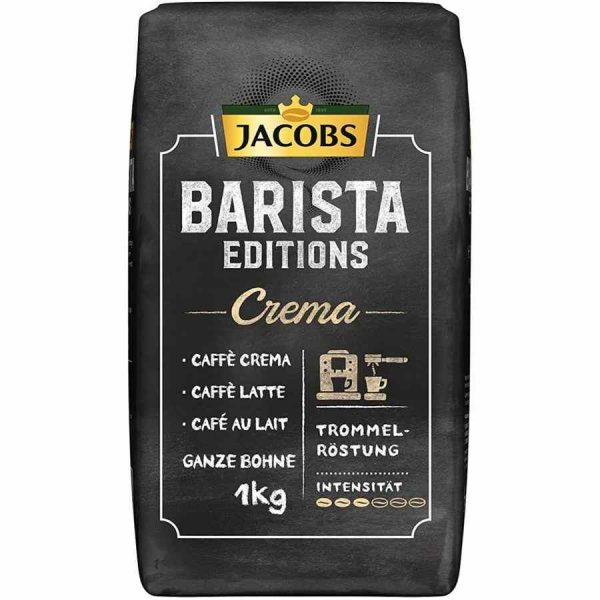 Premium Jacobs Barista Editions Cream 1 kg Coffee Beans: Experience Barista-Level Perfection with Every Brew!
