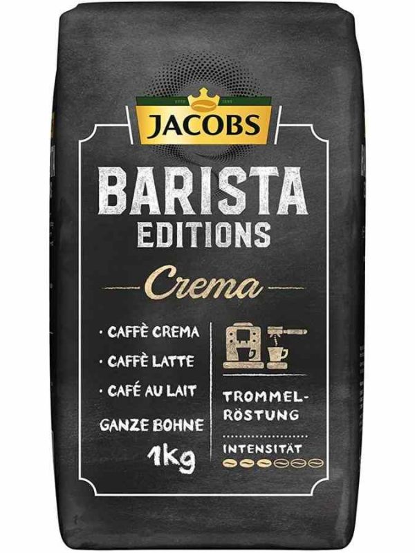Premium Jacobs Barista Editions Cream 1 kg Coffee Beans: Experience Barista-Level Perfection with Every Brew!