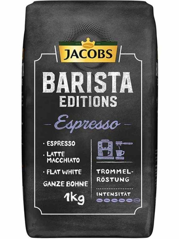 Indulge in the rich aroma of Jacobs Barista Editions Espresso 1kg Coffee Beans - the perfect blend for your daily cup of luxury. Buy now!