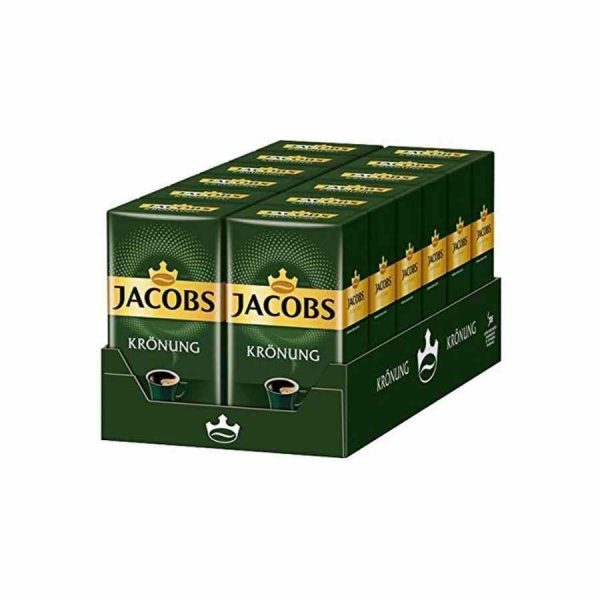 Indulge in the exquisite flavor of Jacob's Coronation 12 x 500g Café Moído - premium ground coffee for a perfect brew anytime, anywhere!