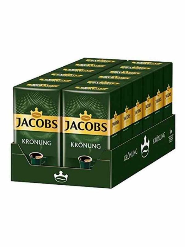 Indulge in the exquisite flavor of Jacob's Coronation 12 x 500g Café Moído - premium ground coffee for a perfect brew anytime, anywhere!