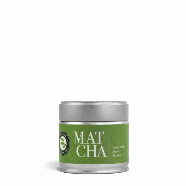 Premium ORGANIC Japan Ceremonial Matcha in 30g Tin - High-quality Japanese green tea for traditional tea ceremonies. Buy now!