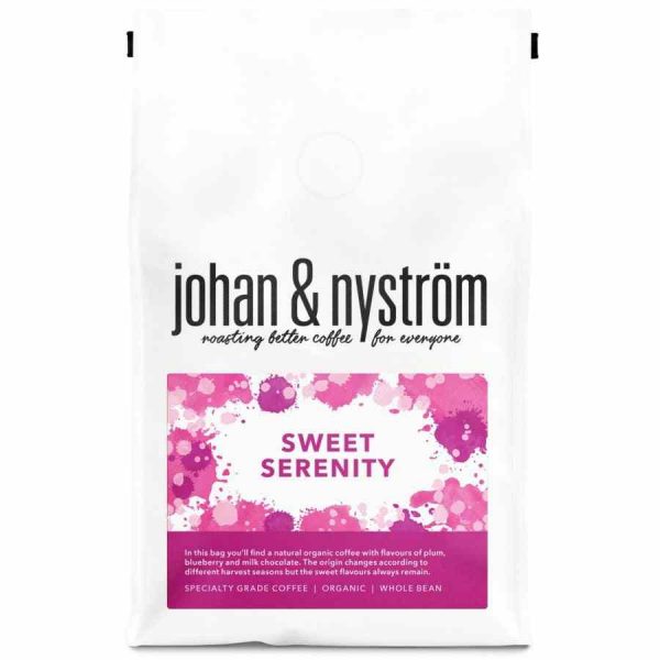 Indulge in Johan & Nyström Sweet Serenity 250g coffee beans - a luxurious blend for your daily dose of serenity. Order now for a delightful experience!