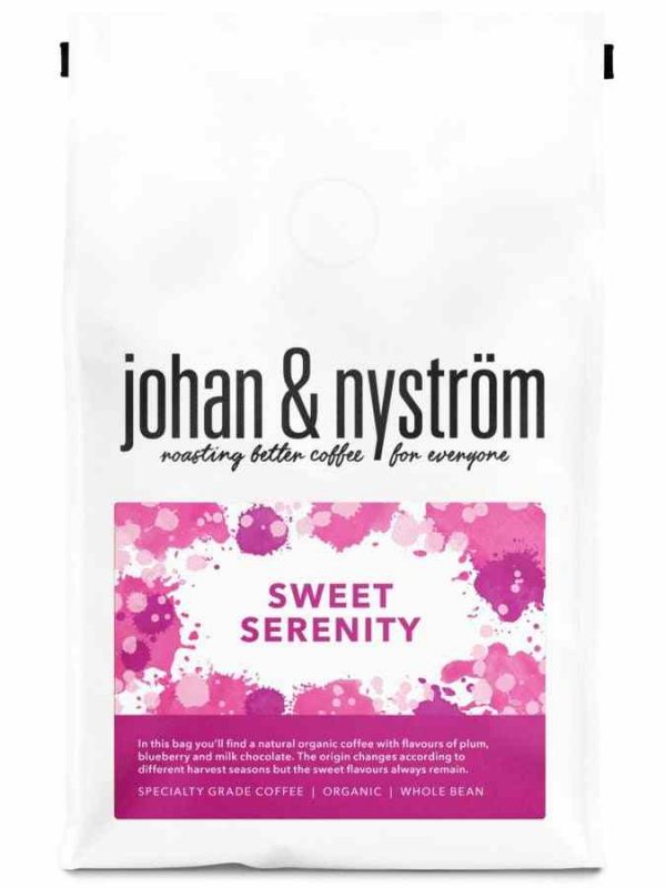 Indulge in Johan & Nyström Sweet Serenity 250g coffee beans - a luxurious blend for your daily dose of serenity. Order now for a delightful experience!