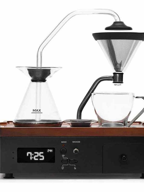 Barisieur Coffee and Cha Coffee Alarm Clock - Wake up to luxury with this premium coffee and tea brewing alarm clock by Joy Resolve.