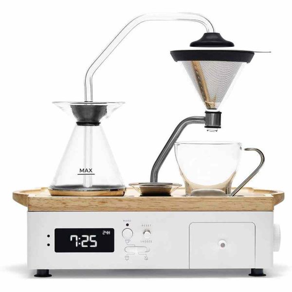 Barisieur Coffee and Cha Coffee Alarm Clock - Wake up to a delightful brew with this luxury coffee alarm clock by Joy Resolve.
