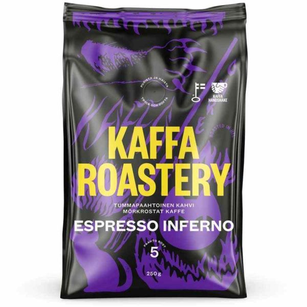 Premium Kaffa Roastery Espresso Inferno Coffee Beans for Rich and Bold Flavors - Buy Online Now!