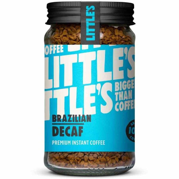 Premium Little’s Brasil Decaffeinated Instant Coffee 50g - Rich, smooth flavor without caffeine. Shop the best decaf coffee online now!