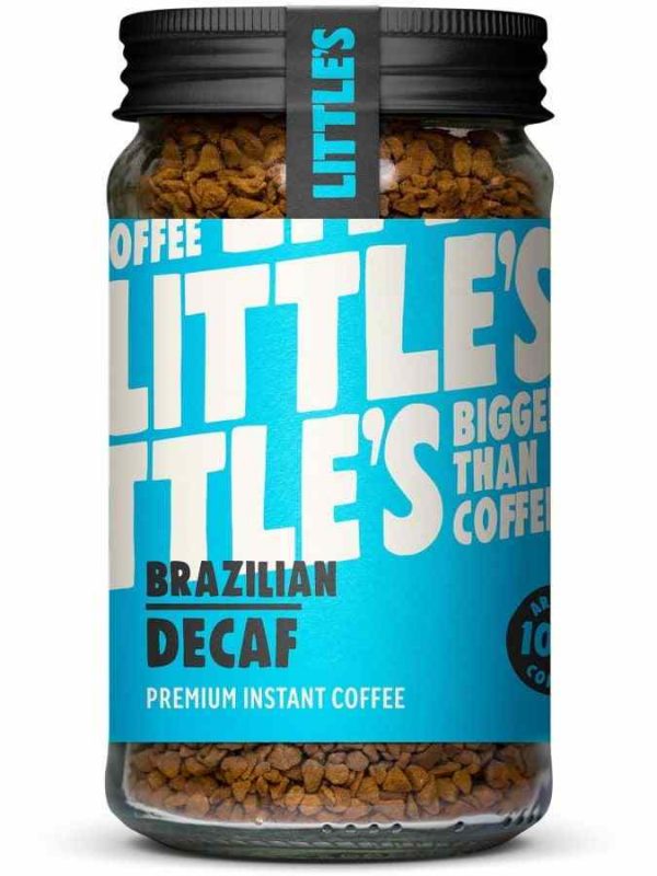 Premium Little’s Brasil Decaffeinated Instant Coffee 50g - Rich, smooth flavor without caffeine. Shop the best decaf coffee online now!