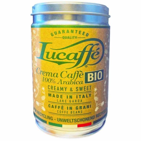 Premium Lucaffé Bio 100% Arabica 250 g Coffee Beans - Organic, Rich Aroma, Freshly Roasted - Buy Now for the Perfect Morning Brew!