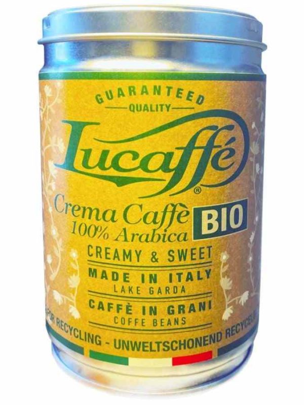 Premium Lucaffé Bio 100% Arabica 250 g Coffee Beans - Organic, Rich Aroma, Freshly Roasted - Buy Now for the Perfect Morning Brew!