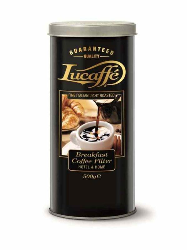 Premium Lucaffé Filtered Coffee 500g - Ground coffee for a rich and aromatic brew experience, perfect for coffee lovers.