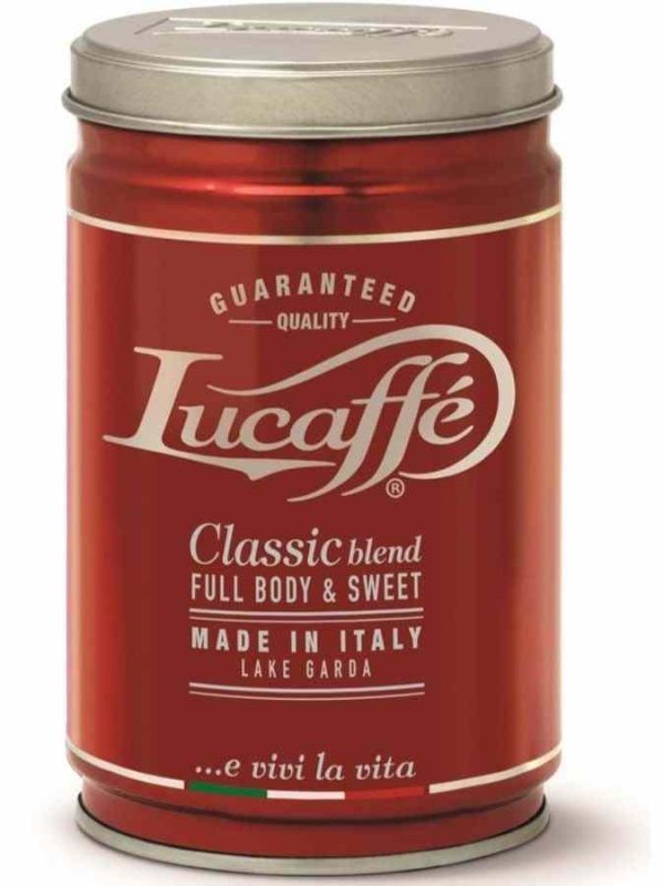 Indulge in the rich aroma of Classic Lucaffé - the perfect blend for coffee aficionados. Order online for a premium experience.